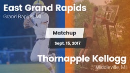 Matchup: East Grand Rapids vs. Thornapple Kellogg  2017