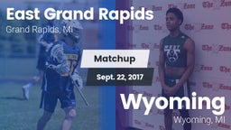 Matchup: East Grand Rapids vs. Wyoming  2017