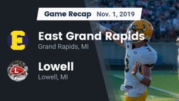 Recap: East Grand Rapids  vs. Lowell  2019