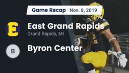 Recap: East Grand Rapids  vs. Byron Center 2019