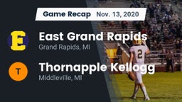 Recap: East Grand Rapids  vs. Thornapple Kellogg  2020