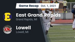 Recap: East Grand Rapids  vs. Lowell  2021