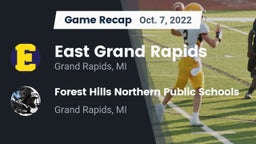 Recap: East Grand Rapids  vs. Forest Hills Northern Public Schools 2022