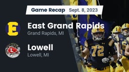 Recap: East Grand Rapids  vs. Lowell  2023