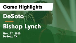 DeSoto  vs Bishop Lynch  Game Highlights - Nov. 27, 2020