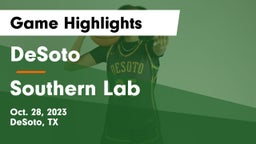 DeSoto  vs Southern Lab  Game Highlights - Oct. 28, 2023
