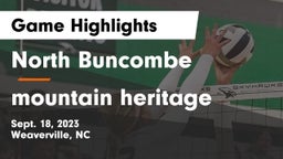 North Buncombe  vs mountain heritage Game Highlights - Sept. 18, 2023