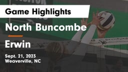 North Buncombe  vs Erwin  Game Highlights - Sept. 21, 2023