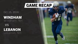 Recap: Windham  vs. Lebanon  2016