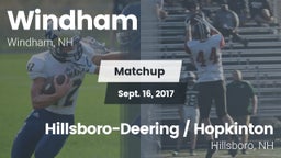 Matchup: Windham  vs. Hillsboro-Deering / Hopkinton  2017