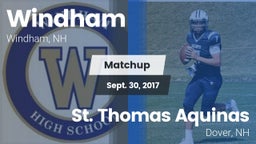 Matchup: Windham  vs. St. Thomas Aquinas  2017