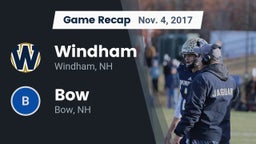 Recap: Windham  vs. Bow  2017