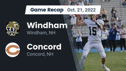 Recap: Windham  vs. Concord  2022