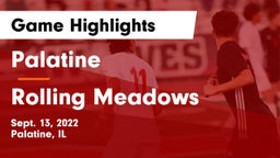 Palatine  vs Rolling Meadows  Game Highlights - Sept. 13, 2022