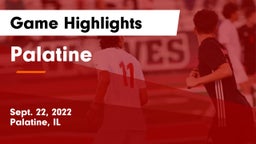 Palatine  Game Highlights - Sept. 22, 2022