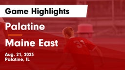 Palatine  vs Maine East  Game Highlights - Aug. 21, 2023