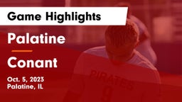 Palatine  vs Conant  Game Highlights - Oct. 5, 2023