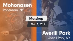 Matchup: Mohonasen vs. Averill Park  2016