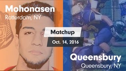 Matchup: Mohonasen vs. Queensbury  2016