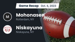 Recap: Mohonasen  vs. Niskayuna  2023