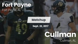 Matchup: Fort Payne High vs. Cullman  2017
