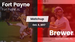 Matchup: Fort Payne High vs. Brewer  2017