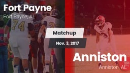 Matchup: Fort Payne High vs. Anniston  2017
