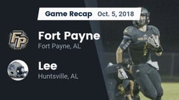 Recap: Fort Payne  vs. Lee  2018