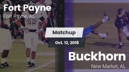 Matchup: Fort Payne High vs. Buckhorn  2018