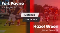 Matchup: Fort Payne High vs. Hazel Green  2018