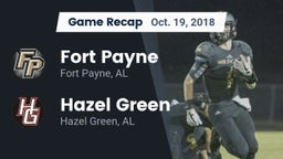 Recap: Fort Payne  vs. Hazel Green  2018