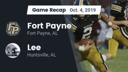 Recap: Fort Payne  vs. Lee  2019