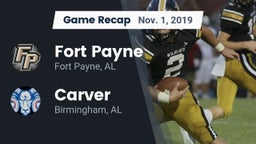 Recap: Fort Payne  vs. Carver  2019