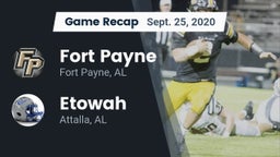Recap: Fort Payne  vs. Etowah  2020