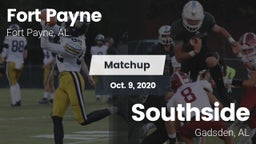 Matchup: Fort Payne High vs. Southside  2020