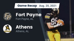 Recap: Fort Payne  vs. Athens  2021