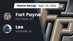 Recap: Fort Payne  vs. Lee  2022