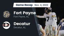 Recap: Fort Payne  vs. Decatur  2022