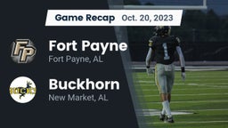 Recap: Fort Payne  vs. Buckhorn  2023