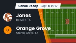 Recap: Jones  vs. Orange Grove  2017
