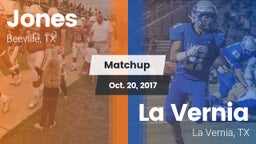 Matchup: Jones  vs. La Vernia  2017