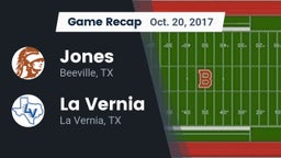 Recap: Jones  vs. La Vernia  2017