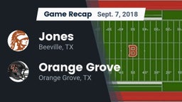 Recap: Jones  vs. Orange Grove  2018