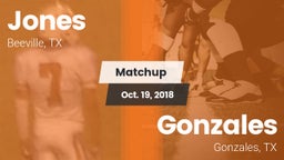 Matchup: Jones  vs. Gonzales  2018