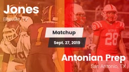 Matchup: Jones  vs. Antonian Prep  2019