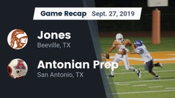 Recap: Jones  vs. Antonian Prep  2019