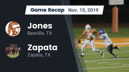 Recap: Jones  vs. Zapata  2019