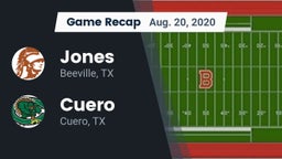 Recap: Jones  vs. Cuero  2020