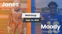 Matchup: Jones  vs. Moody  2020