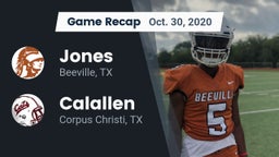 Recap: Jones  vs. Calallen  2020